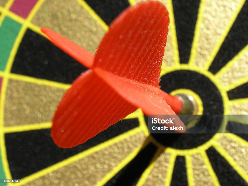 bullseye! dart hits the target! Accessibility Stock Photo