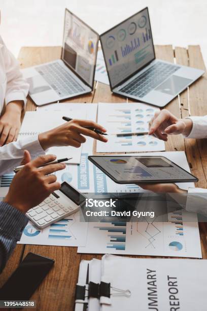Accounting Team Stock Photo - Download Image Now - Analyzing, Big Data, Business