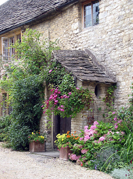 English Cottages 3 stock photo