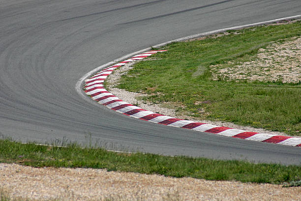 race track stock photo