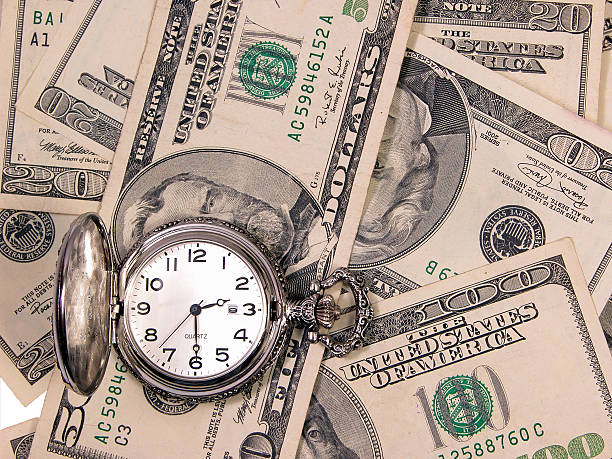 Tiempo & dinero - foto de stock