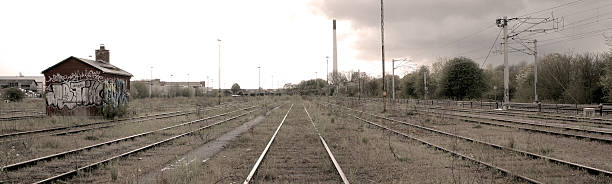 Abandoned Railroad stock photo