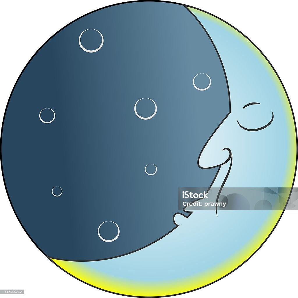 Luna - Illustrazione stock royalty-free di Cielo