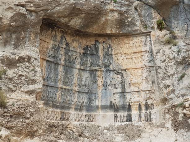 istock Sasanian Rock Reliefs of Bishapur 1395466534