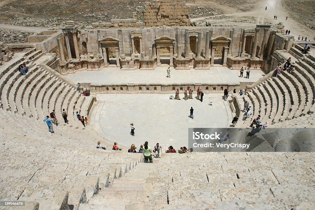 Teatro romano - Foto de stock de Coliseo libre de derechos