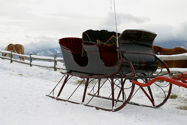 Vermont Sleigh 3 stock photo