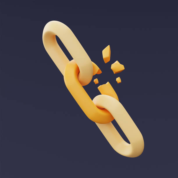 istock Blockchain link symbol ,Cryptocurrency concept,bitcoin,minimal style.3d rendering. 1395472684