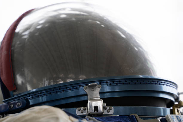 istock Astronaut space helmet close up 1395473489