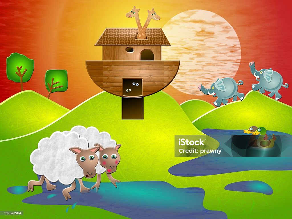 Noahs Ark - Illustration de Arche de Noé libre de droits