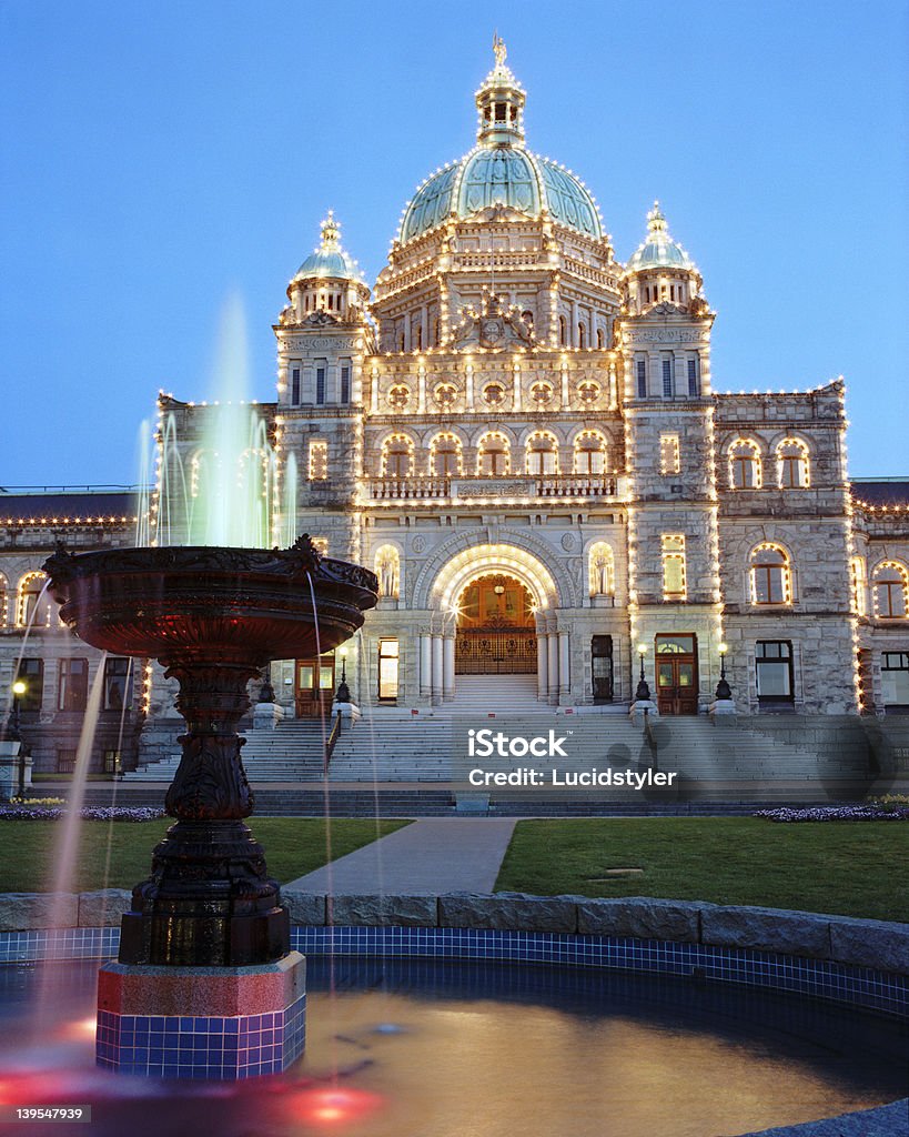 Brunnen in BC legislative - Lizenzfrei Columbia - Missouri Stock-Foto