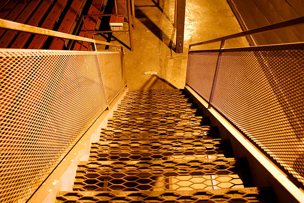 Night Stairs stock photo