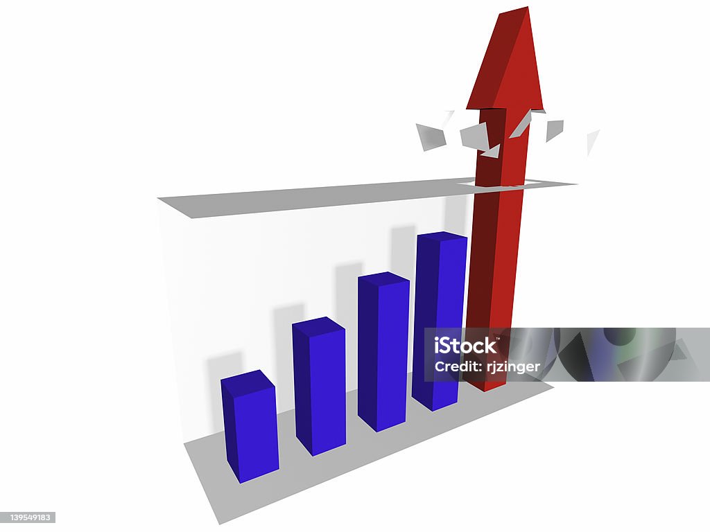 Tabelle Buster 1 - Lizenzfrei Balkendiagramm Stock-Foto