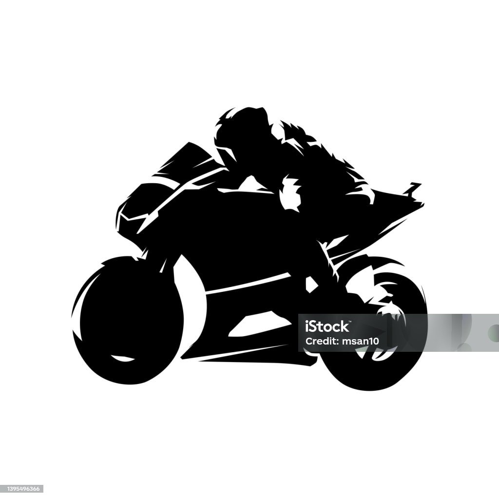 Coloração fácil de uma moto de corrida para download gratuito