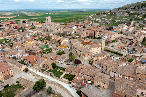 Vista general de Castrojeriz (provincia de Burgos, España). photo