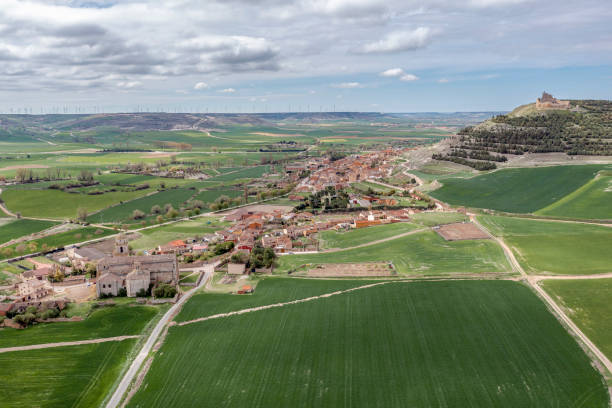 istock General view of Castrojeriz (province of Burgos, Spain). 1395499327