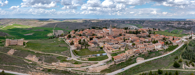 Medinaceli is a Spanish town in the province of Soria, in Castile and Leon, touristic destination. panoramic view
