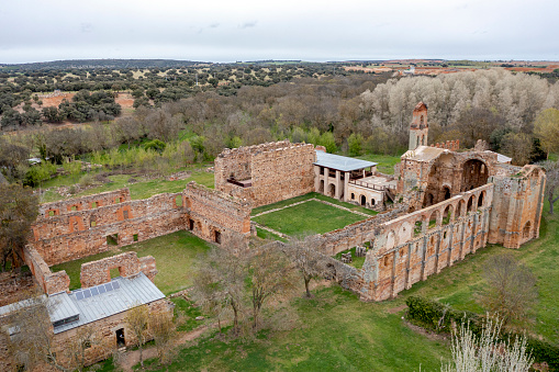 Ruins of the Cistercian monastery of Santa Maria de Moreruela, Zamora Spain