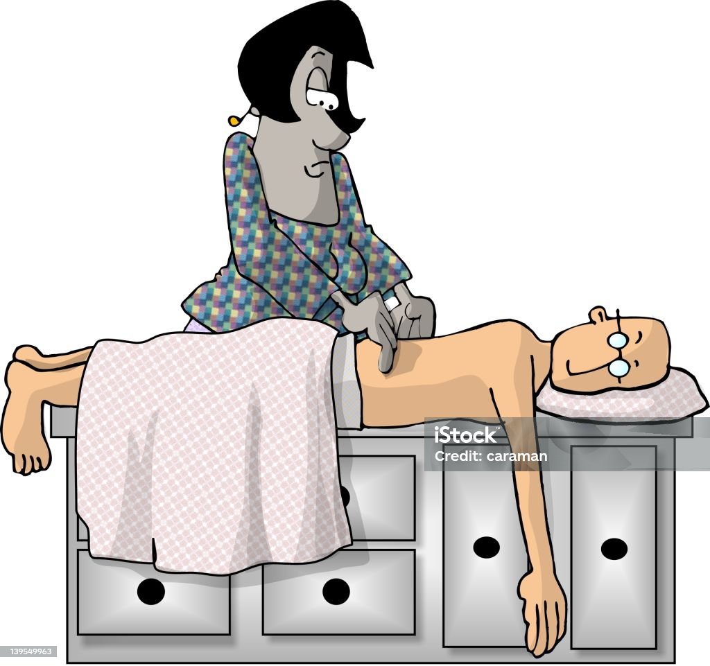 Masseuse - Royalty-free Humor Ilustração de stock