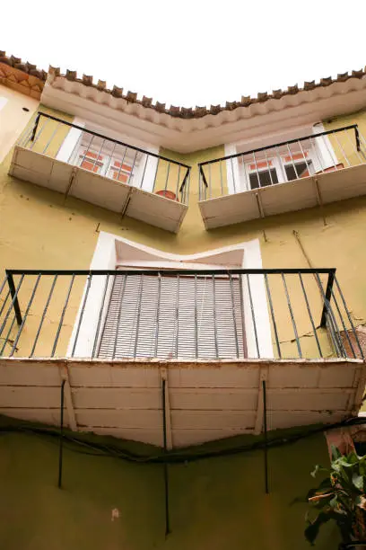 Photo of Colorful Asymmetric facade in Villajoyosa town