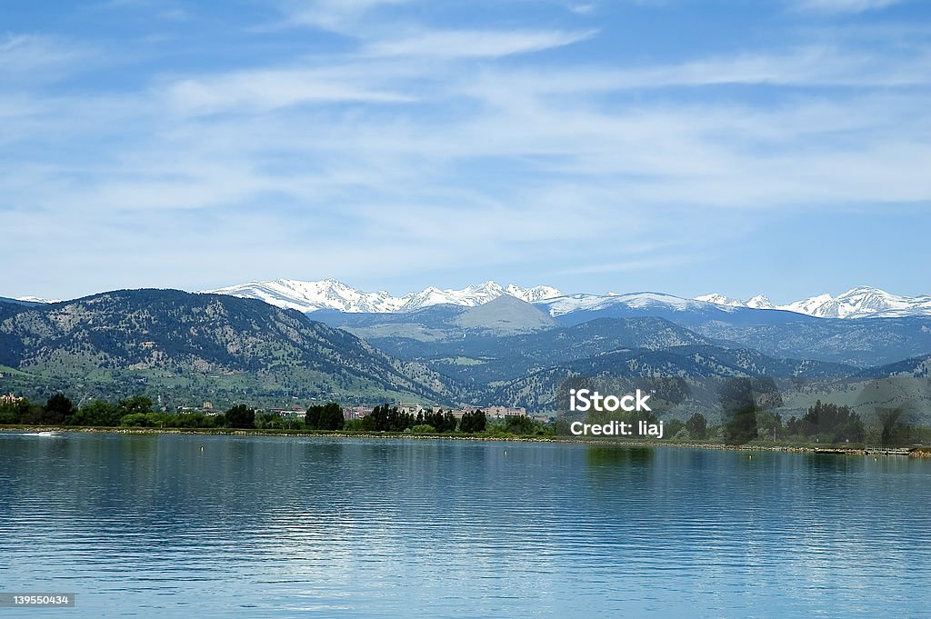 Berge und den See - Lizenzfrei Berg Stock-Foto