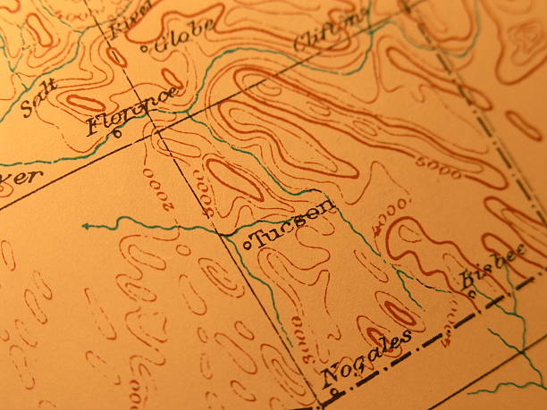 istock Antique map, Tucson Arizona 139550617