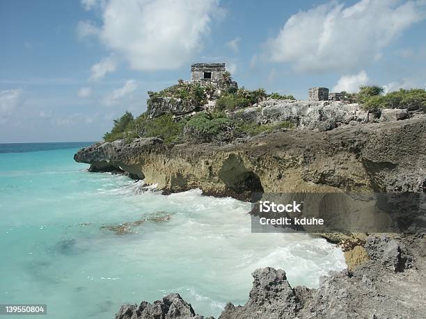 Mexikanischeruinen Stockfoto und mehr Bilder von Blau - Blau, Brandung, Fels