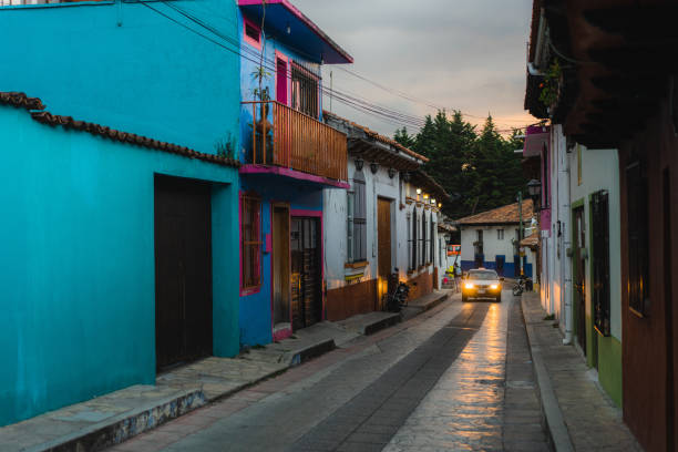 istock Taxi in San Cristobal at sunset 1395513816