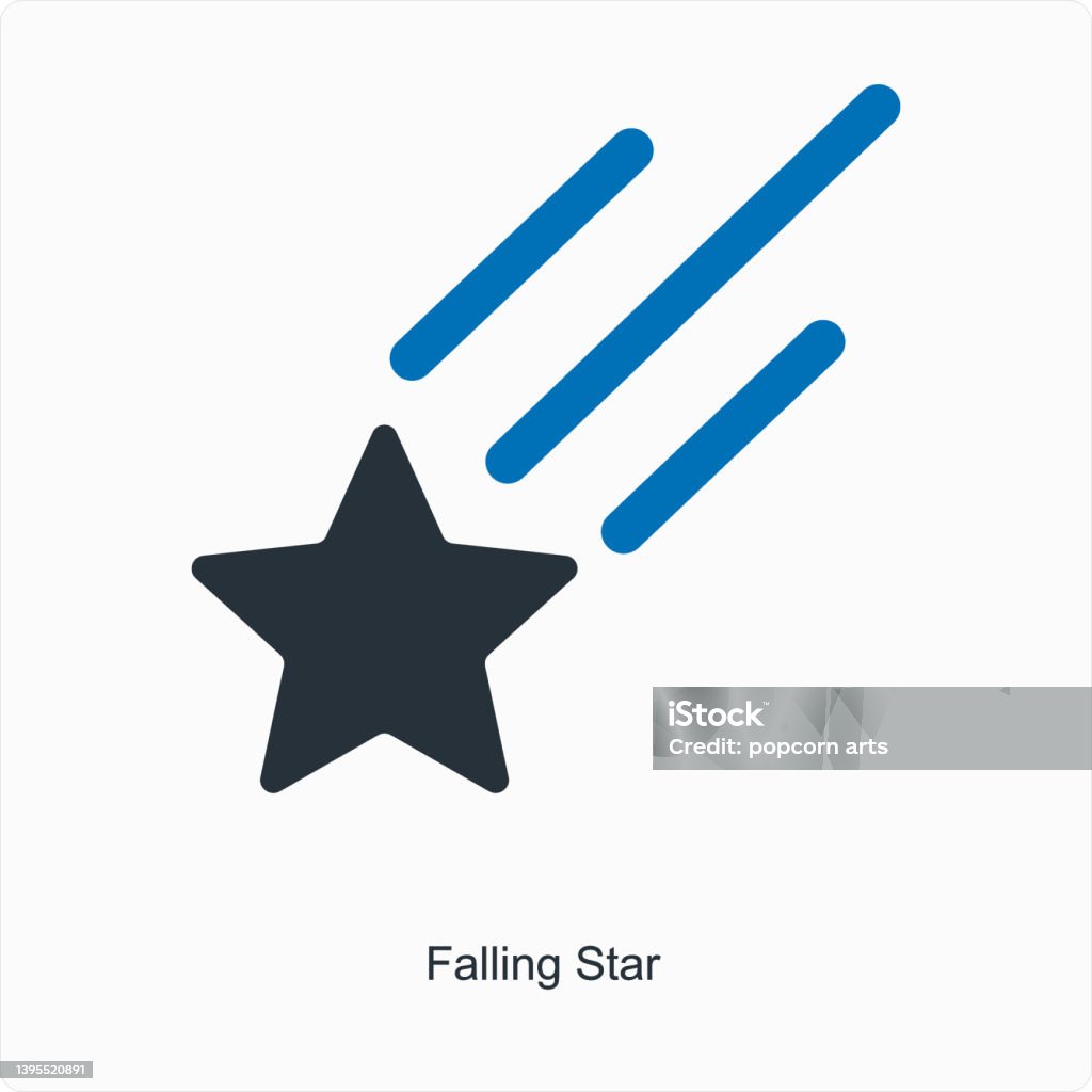 Falling Star Program Sign Falling Star Stock Illustration - Download Image Now - Concepts ...