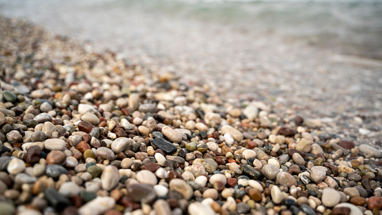 surface with thousands of small stones