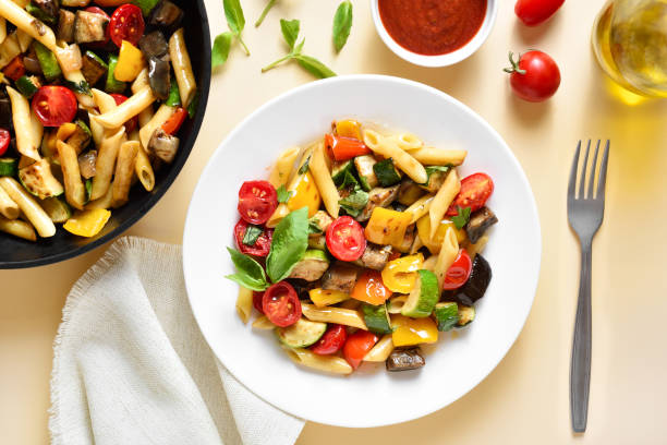 istock Ratatouille pasta salad 1395522598