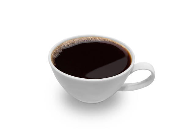 istock Cup of coffee isolated on white background 1395527098