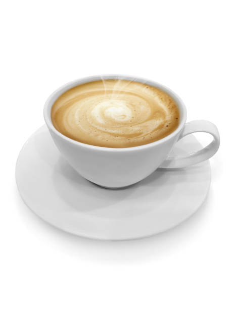 istock Cup of coffee isolated on white background 1395527143