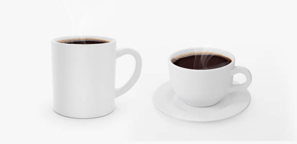 istock Cup of coffee isolated on white background 1395528868