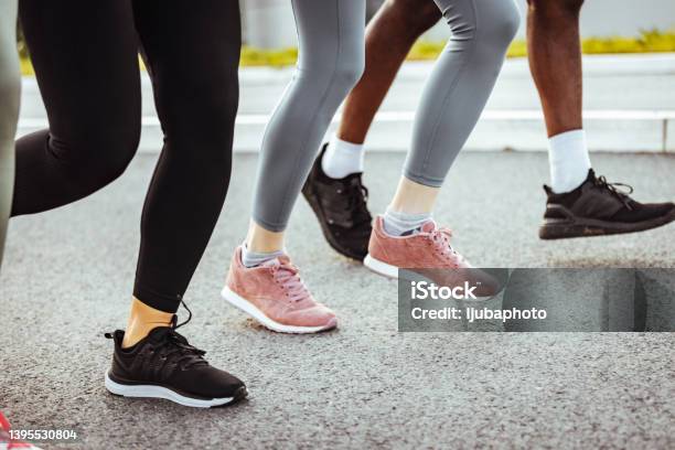 Keep Putting One Foot In Front Of The Other Stock Photo - Download Image Now - Walking, Running, Sports Shoe