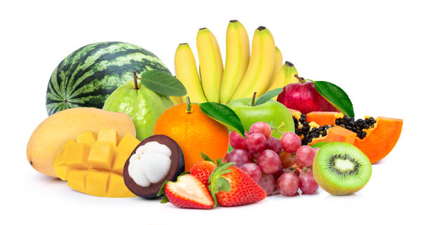 концепция тропических фруктов. - orange fruit large group of objects food стоковые фото и изображения