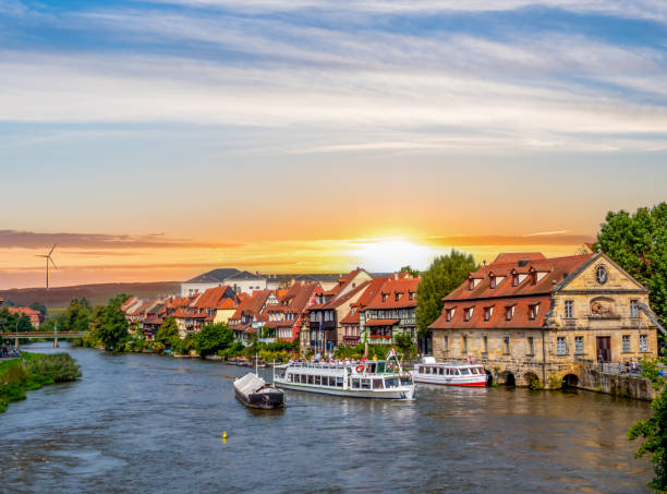 istock Sunset over Little Venice in Bamberg 1395539688
