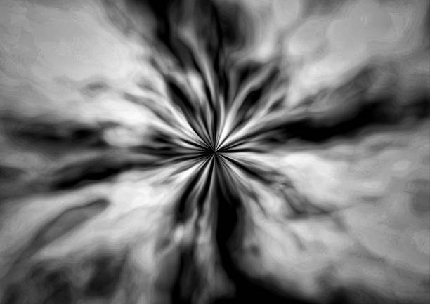 Abstract background swirling with dirty smoke