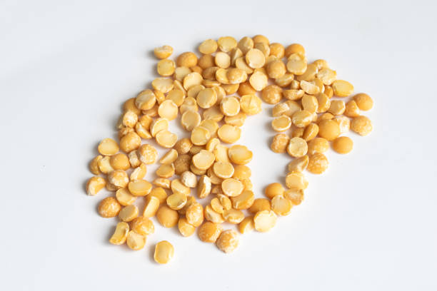 istock macro photo of peas on a white background 1395545839