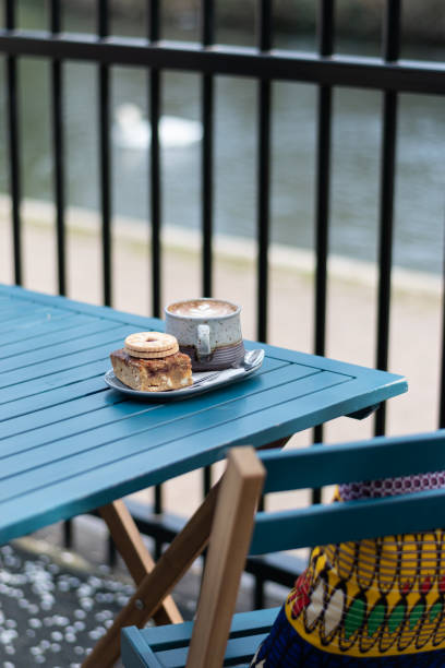 istock Latte with a sweet treat 1395550303