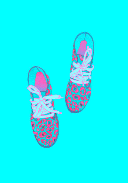 istock fashionable designer leopard print boots with laces 1395552834