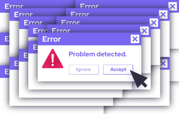 Icon Computer Handling Error 910+ Windows Operating System Icons Ilustração de stock, gráficos ...