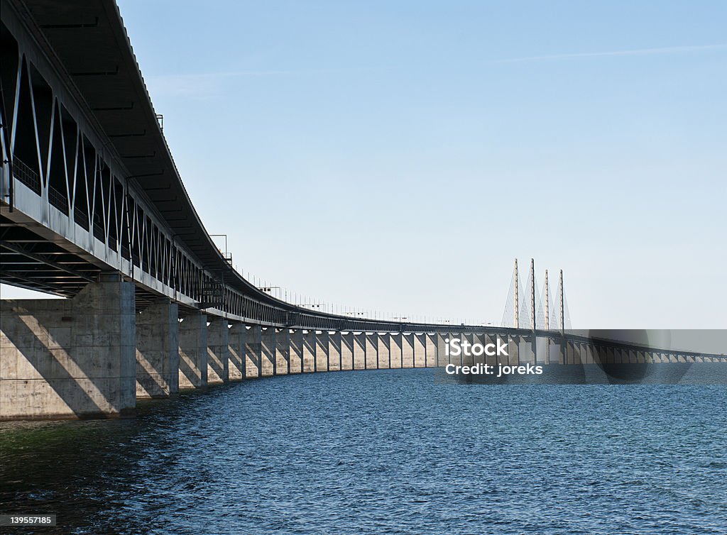 Le pont Oresund - Photo de Pont d'Öresund libre de droits