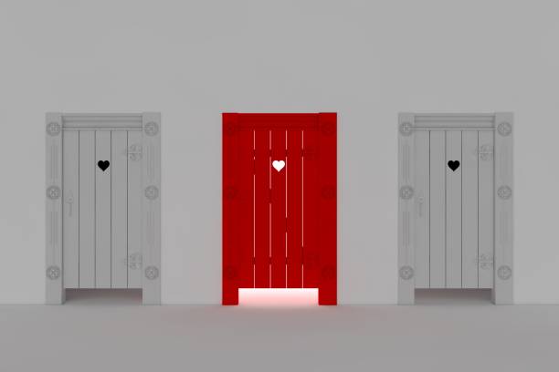 Red light door, love door
