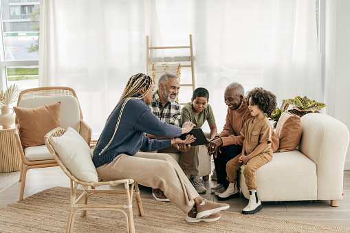 Family traditions - three generations together