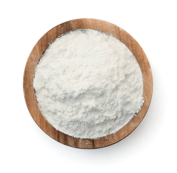 istock Wooden bowl of corn starch 1395585497
