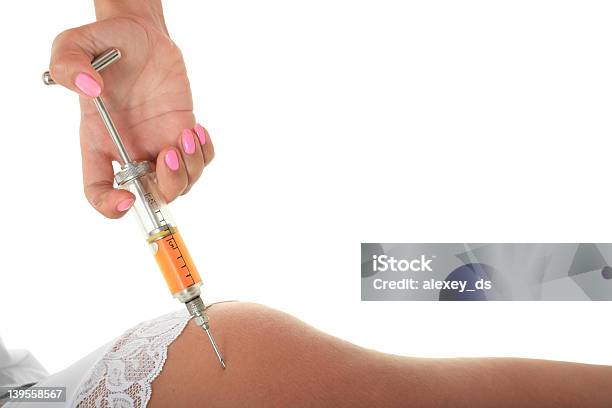 Injection Stock Photo - Download Image Now - Adult, Beautiful Woman, Beauty