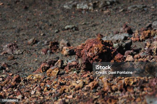 Rocks Of Volcano Piton De La Fournaise Reunion Island Stock Photo - Download Image Now