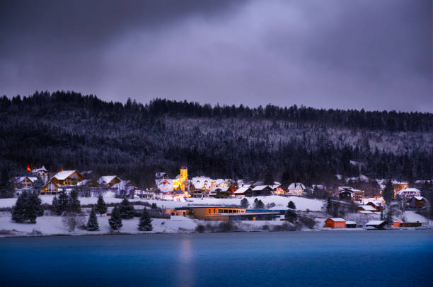 istock View around Saint Point lake, France 1395590306