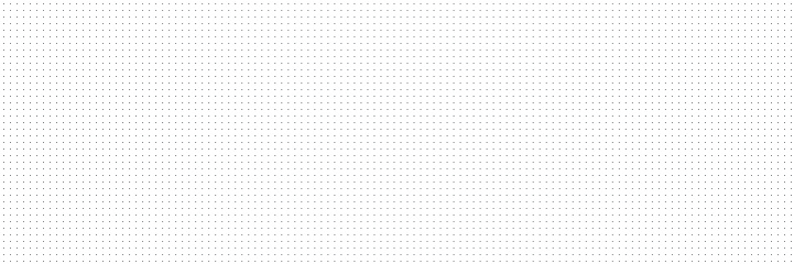 Dotted grid seamless pattern for bullet journal. Black point texture. Black dot grid for notebook paper. Vector illustration on white background.