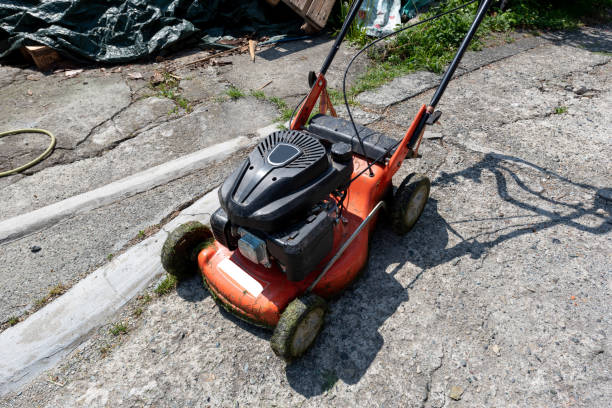 istock lawn mower machine for cutting lawn grass 1395600057